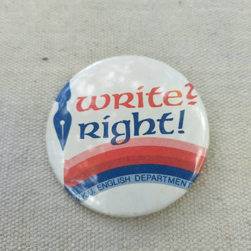 Write Right Lapel Pin 413